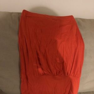 Moda International Burnt Orange Tube Top